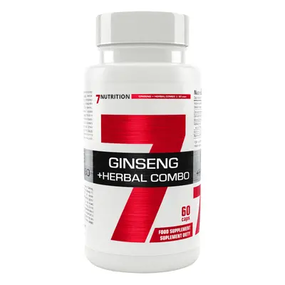 7NUTRITION Ginseng + Herbal Combo 60 caps, ženšen korejský a sibiřský, ashwaganda Varianta: kurk