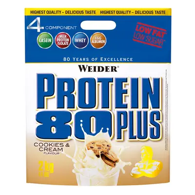 Weider Weider, Protein 80 Plus, 2000 g Varianta: Jahoda