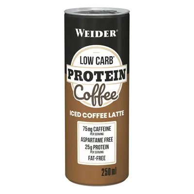 Weider Low Carb Protein Coffee Latte 250 ml Varianta: ledová káva se zvýšeným obsahem bílkovin