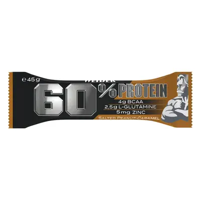 Weider 60% protein bar 45g, tyčinka s vysokým obsahem bílkovin Varianta: Vanilla - caramel