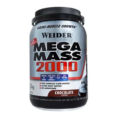 Weider Mega Mass 2000 1,5 kg, sacharidovo-proteinový prášek s vitamíny a minerály Varianta: Čoko