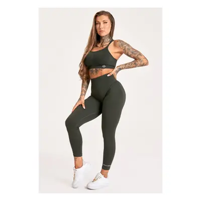 Gym Glamour Legíny Push Up 2.0 Soldier Barva: Khaki