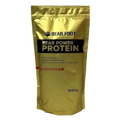 Bear Foot Nutrition Bear Foot Bear Power Protein 1000g, syrovátkový koncentrát CFM, izolát a hyd