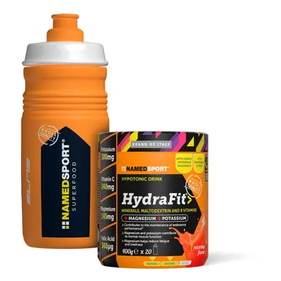 NAMEDSPORT Hydrafit 400 g + bidon 550 ml, prášek pro přípravu hypotonického elektrolytického náp