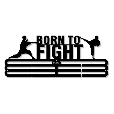 FUBO Fitness Věšák na medaile BORN TO FIGHT