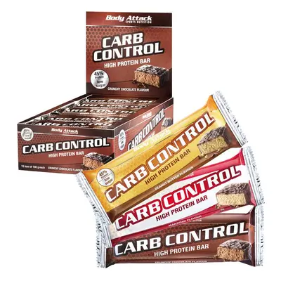 Body Attack Carb Control-Protein Bar, 100g, Boddy Attack Varianta: Coconut Almond