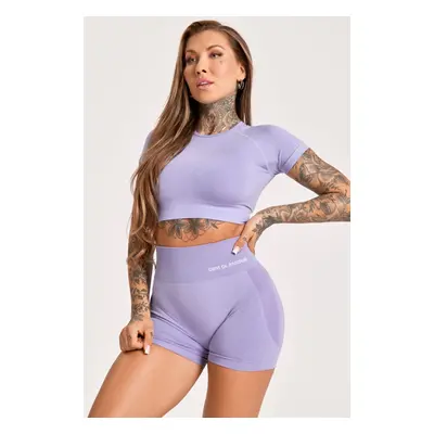 Gym Glamour Kraťásky Melange Lilac Barva: Fialová