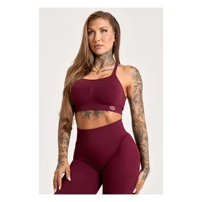 Gym Glamour Podprsenka Push Up 2.0 Merlot Barva: Vínová