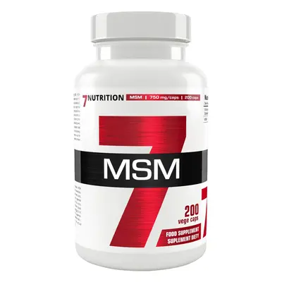 7NUTRITION MSM 200 cps Varianta: organická sloučenina síry methylsulfonylmethan