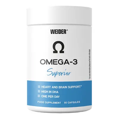 Weider Omega-3 Superior 90 kapslí Varianta: rybí olej bohatý na omega 3 mastné kyseliny