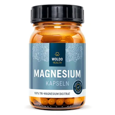 WOLDOHEALTH WoldoHealth® Hořčík Tri-Magnesium dicitrát 120 kapslí