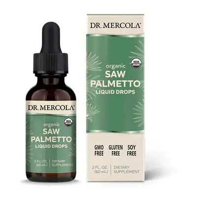 SAW PALMETTO LIQUID DROPS, 160 MG, SERENOA PLAZIVÁ, 60 ML - DR. MERCOLA