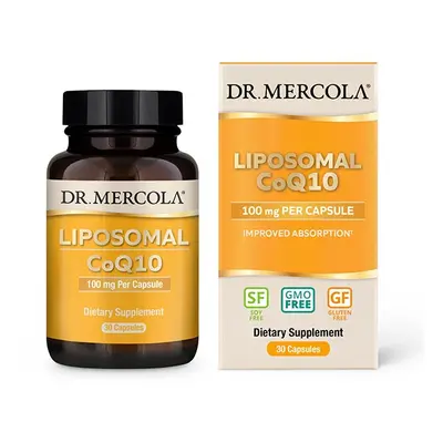 COQ10, UBIQUINONE, LIPOSOMÁLNÍ, 100 MG, 30 KAPSLÍ - DR. MERCOLA