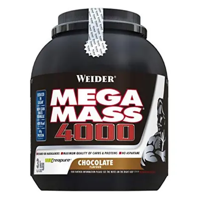 Weider Weider, Giant Mega Mass 4000, Gainer, 3000 g Varianta: Čokoláda