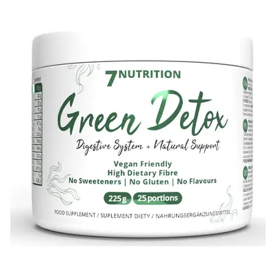 7NUTRITION Green Detox 225g, směs s čistícími Varianta: prebiotickými a antioxidačními vlastnost