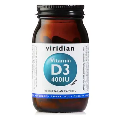 EXP 04.06.2024 Vitamin D3 400iu 90 kapslí - Viridian