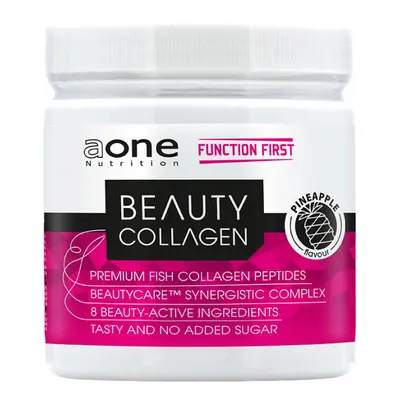 AONE Beauty Collagen, 300g, kolagenní peptidy z ryb s argininem, kyselinou hyaluronovou, vitamin