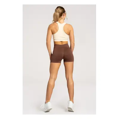 Gym Glamour Kraťásky Basic Brown Barva: Hnědá