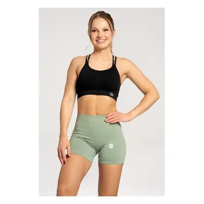 Gym Glamour Kraťásky Basic Green Barva: Zelená