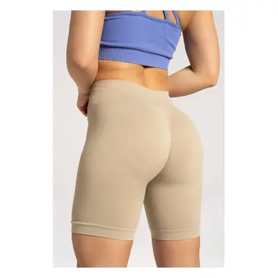 Gym Glamour Biker Kraťásky Basic Beige Barva: Béžová