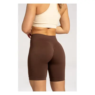 Gym Glamour Biker Kraťásky Basic Brown Barva: Hnědá