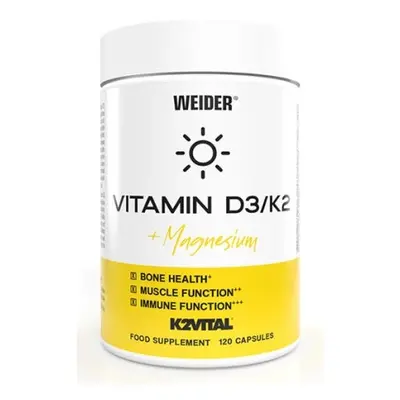 Weider Vitamin D3 / K2 + Magnesium 120 cps Varianta: vitamíny D3 a K2 s hořčíkem