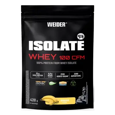 Weider Isolate Whey 100 CFM 100%, syrovátkový isolát, 420 g Varianta: Banana