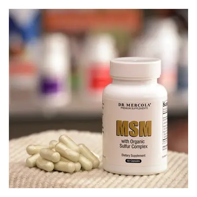 MSM, ORGANICKÝ KOMPLEX SÍRY 1000 MG, 60 KAPSLÍ - DR. MERCOLA