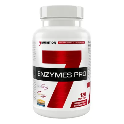 7Nutrition Enzymes Pro 120 cps Varianta: směs trávicích enzymů s přídavkem probiotika LactoSpore