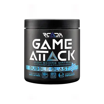 Body Attack Game Attack 300 g, stimulační směs pro zlepšení kognitivních funkcí Varianta: Bubble