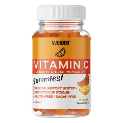 Weider Vitamin C, 84 Gummies, želatinové bonbóny obsahující vitamín C Varianta: Pomeranč