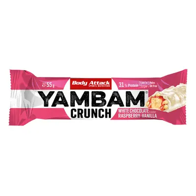 Body Attack Yambam Crunch 55 g, tyčinka s 31% bílkovin a velmi nízkým obsahem cukru Varianta: Ch