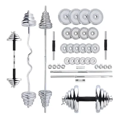 Činkový set v kufru HMS STC55 55 kg chrom