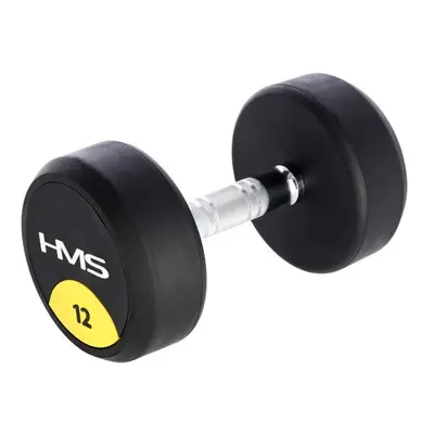 Pogumovaná jednoruční činka HMS HG Pro 12 kg