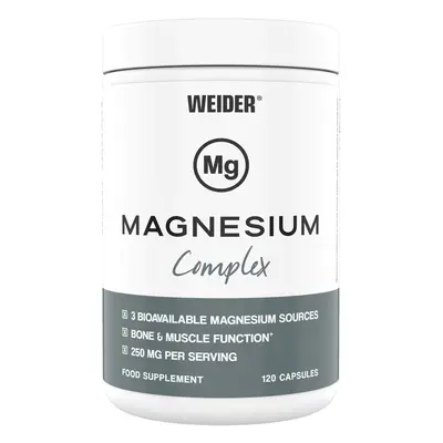 Weider Magnesium Complex 120 kapslí, malát a citran hořečnatý Varianta: bisglycinát hořčíku