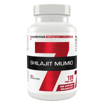 7NUTRITION Shilajit Mumio 120 cps Varianta: extrakt z Mumia ke zvýšení obranyschopnosti celého t