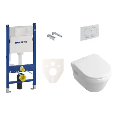 Cenově zvýhodněný závěsný WC set Geberit + WC Villeroy & Boch Omnia Architectura SIKOGES5B0