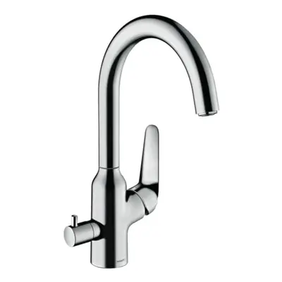 Dřezová baterie Hansgrohe Focus s uzavíracím ventilem chrom 71803000