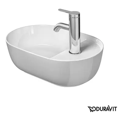 Umyvadlo na desku Duravit Luv 42x27 cm otvor pro baterii, bez přetoku 0381420000