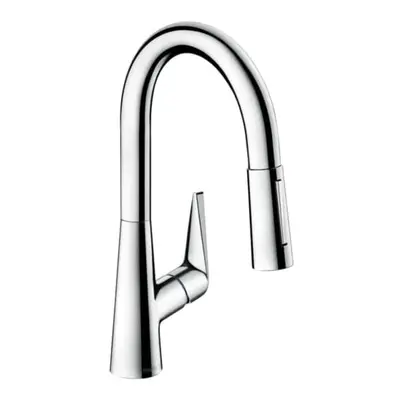 Dřezová baterie Hansgrohe Talis s vytahovací sprškou, 2 proudy chrom 73850000