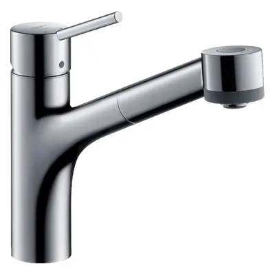 Dřezová baterie Hansgrohe Talis M52 nízkotlaká s vytahovací sprškou, 2 proudy chrom 32842000