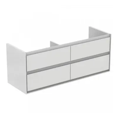 Koupelnová skříňka pod umyvadlo Ideal Standard Connect Air 130x44x51,7 cm hnědá mat/bílá mat E08