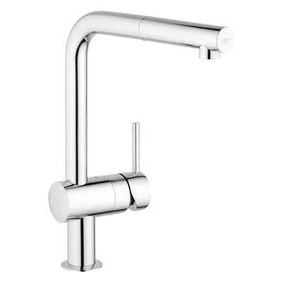 Dřezová baterie Grohe Minta s vytahovací sprškou chrom 32168000