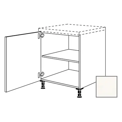 Kuchyňská skříňka spodní Naturel Erika24 s dvířky 30x87x56 cm bílá lesk 450.UD30.L