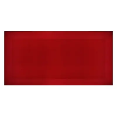 Obklad Ribesalbes Chic Colors rojo bisel 7,5x15 cm lesk CHICC1972