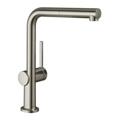 Dřezová baterie Hansgrohe Talis vytahovatelný výtok vzhled nerezu 72808800