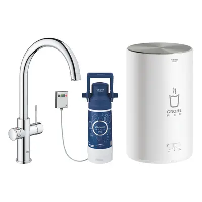 Dřezová baterie Grohe Red s výpustí chrom 30083001