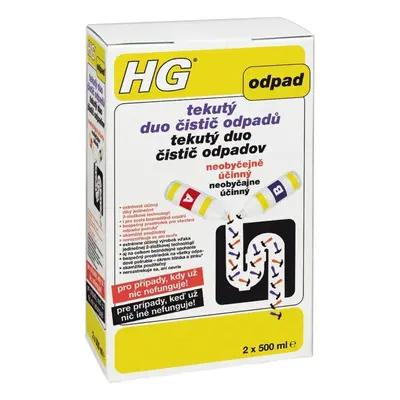 HG duo tekutý čistič odpadů HGTDCO