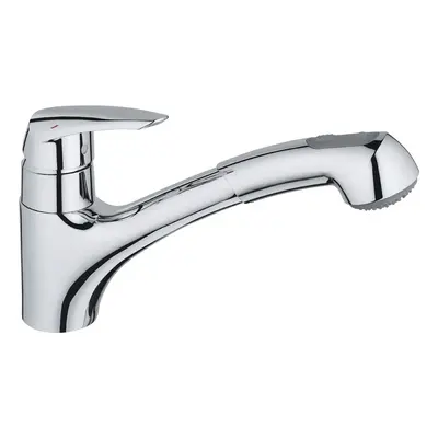 Grohe Eurodisc dřezová baterie s vytahovací sprškou chrom 32257001 G32257001