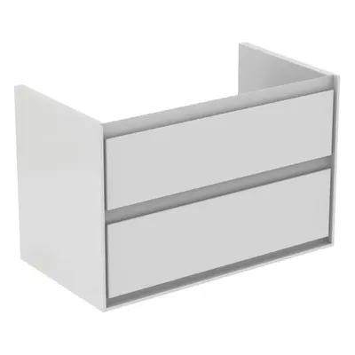 Koupelnová skříňka pod umyvadlo Ideal Standard Connect Air 80x44x51,7 cm bílá lesk/světle šedá m